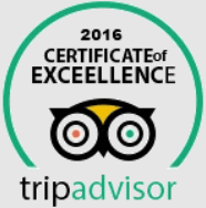 TripAdvisor Certificate of Excellence 2016
