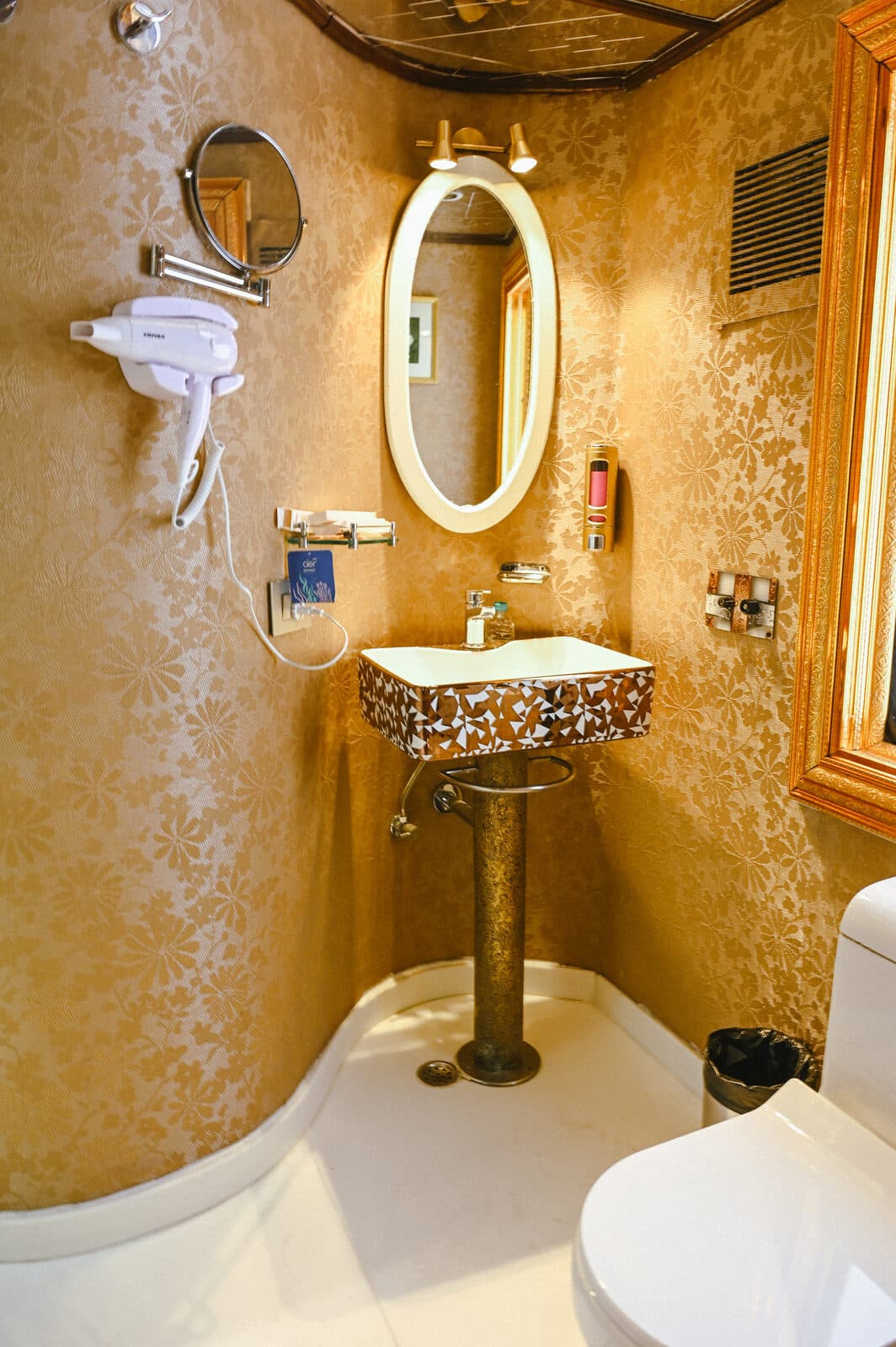 Deluxe cabin aboard Palace on Wheels — official photograph 1